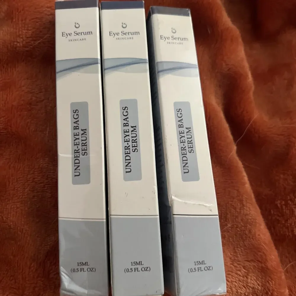 3-Under Eye Cream Serum Dark Circles Bags Face Lines Ageless Puffy Eye New - Picture 1 of 3